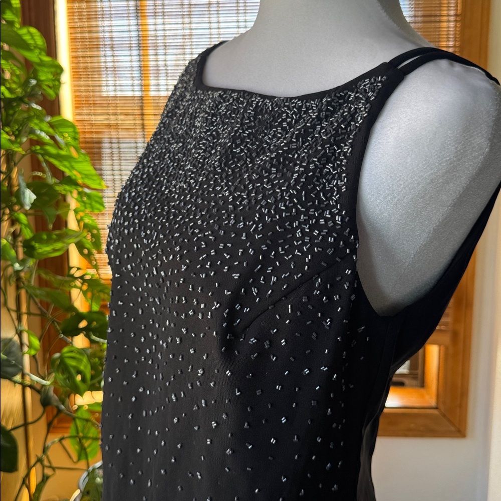 Black Y2K Formal Sequins beaded top by CDC Apparel Tuscan mom fairy Whimsigoth